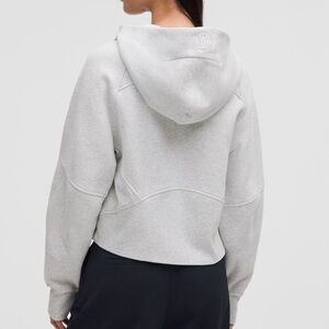 Lululemon Scuba Oversized Full Zip Hoodie Heather Core Ultra Light Grey M/L